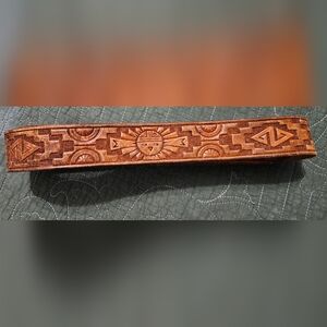 Vintage 60s/70s JCPenney Brown Leather Belt